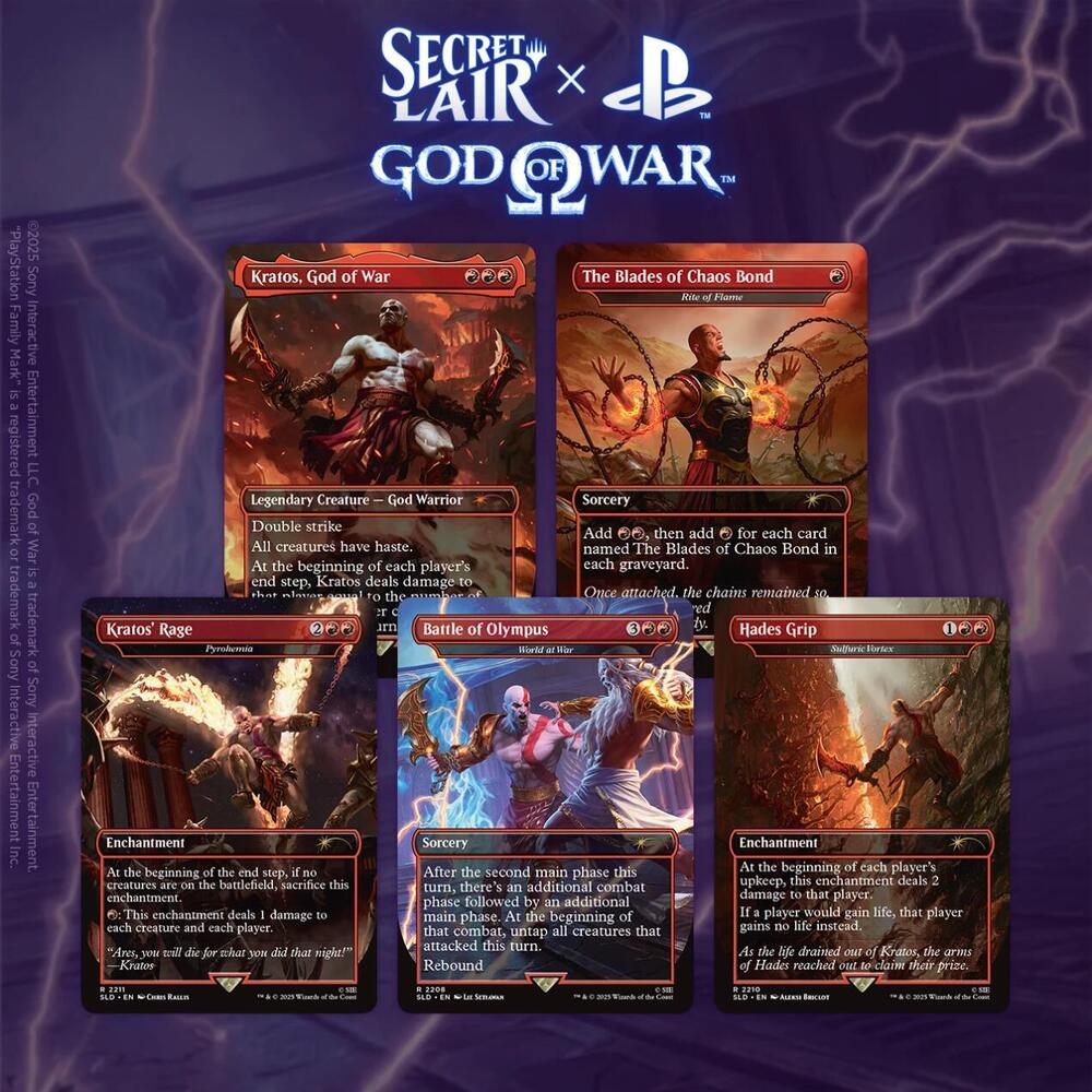 MTG Secret Lair x God of War: Greek (Non-Foil)