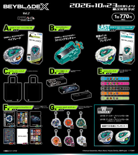 BEYBLADE X　DMMくじ Vol.2