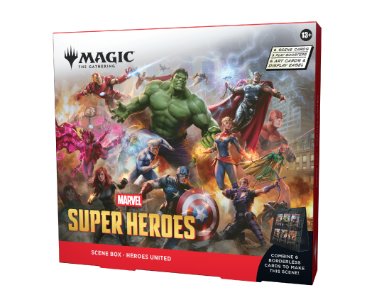 Magic: The Gathering® Marvel Super Heros HEROES UNITED Scene Box