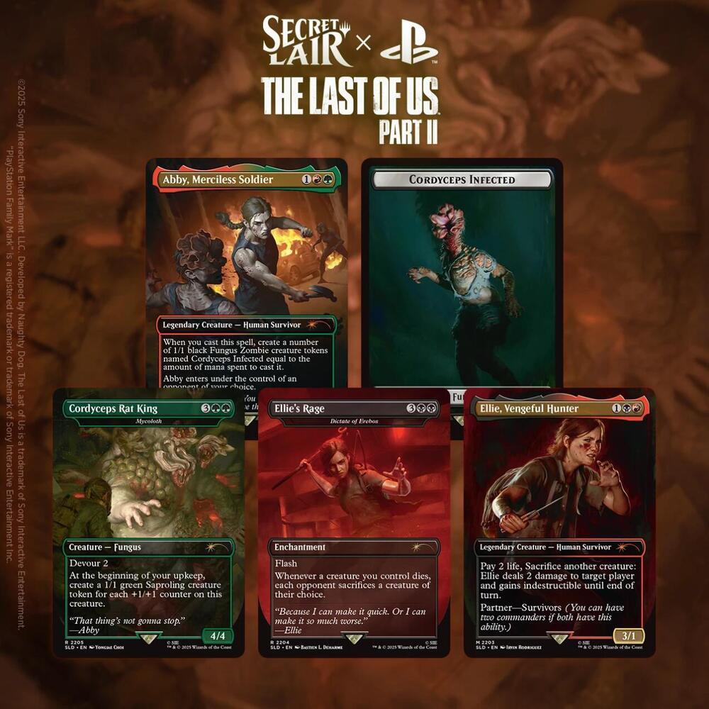 MTG Secret Lair x The Last of Us: Part II  (Non-Foil)