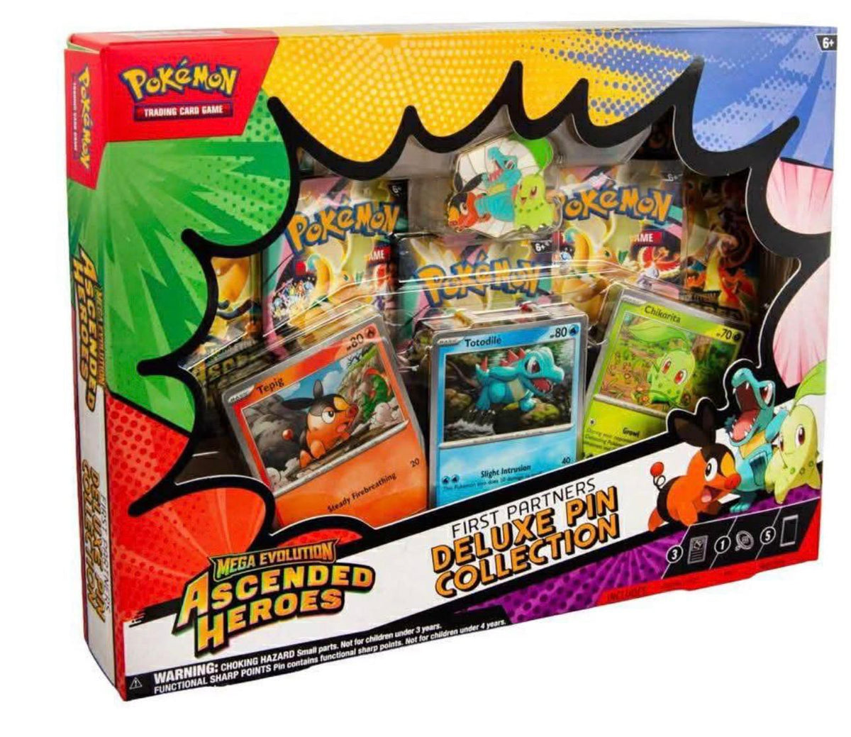 Pokemon TCG First Partners Deluxe Pin Collection