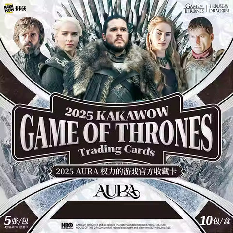 KAKAWOW - 2025 AURA 權力的遊戲官方收藏卡 (一盒)