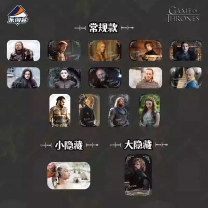 Letogoods - 權力的遊戲-群雄之爭系列馬口鐵徽章盲袋 (一箱)