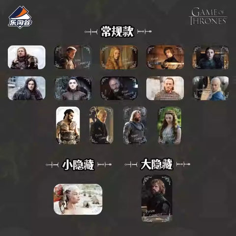 Letogoods - 權力的遊戲-群雄之爭系列馬口鐵徽章盲袋 (一箱)