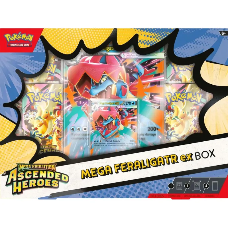 Pokémon TCG: Mega Evolution - Ascended Heroes Mega Feraligatr Ex Box
