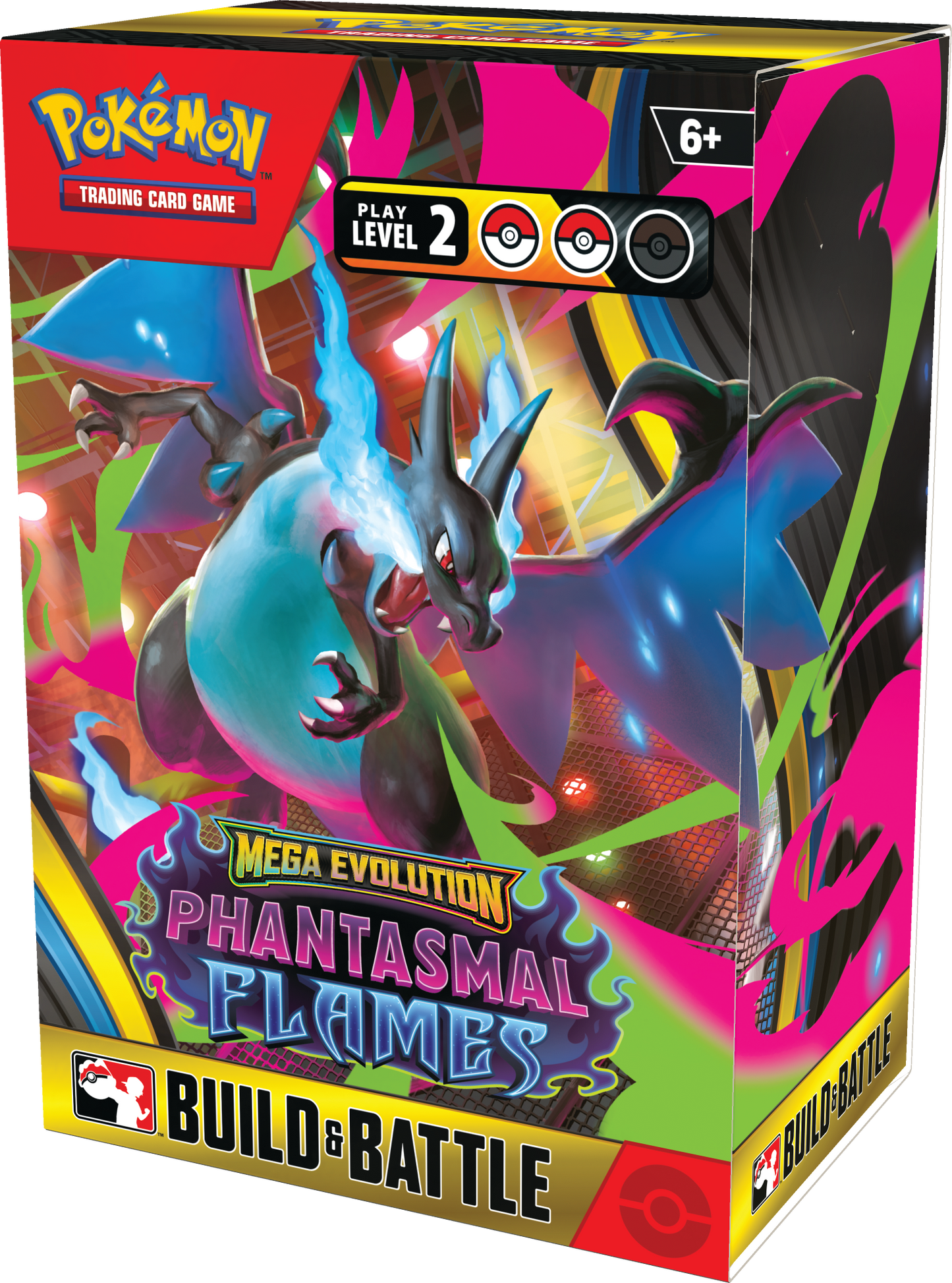 [ME02] Pokemon TCG Mega Evolution - Phantasmal Flames Build & Battle Box