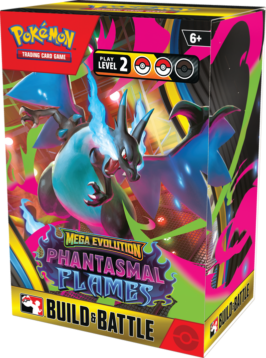 [ME02] Pokemon TCG Mega Evolution - Phantasmal Flames Build & Battle Box