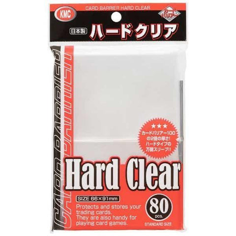 KMC カードバリアー ハードクリア 80枚入り (10包)