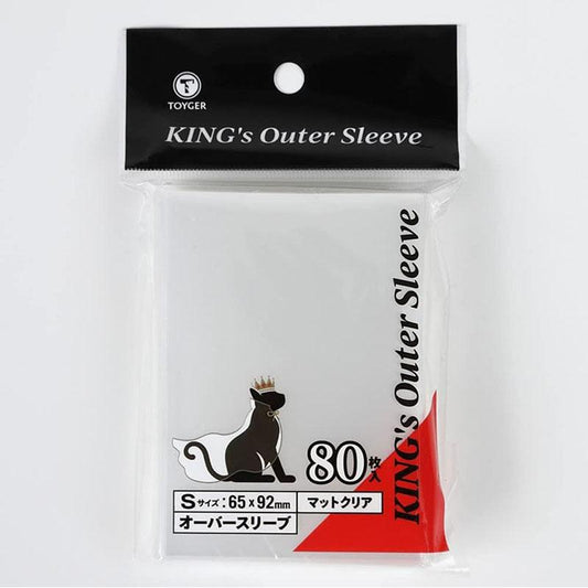 TOYGER KING's Outer Sleeve  オーバースリーブ Sサイズ 【マット＆クリア】(5包)