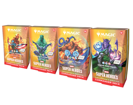 Magic: The Gathering® Marvel Super Heros Collector's Edition Commander Decks