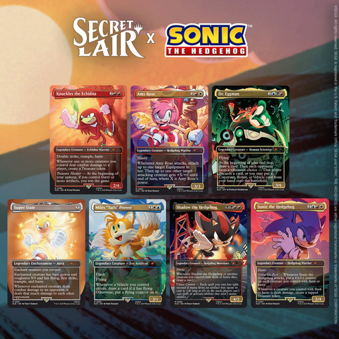 Magic: The Gathering® Secret Lair x Sonic: Friends & Foes
