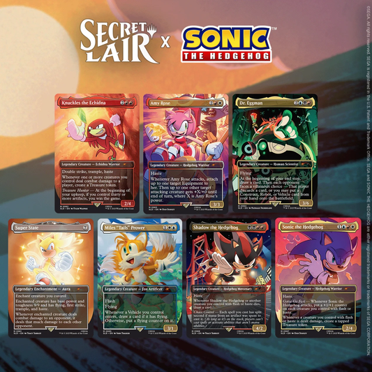 Magic: The Gathering® Secret Lair x Sonic: Friends & Foes