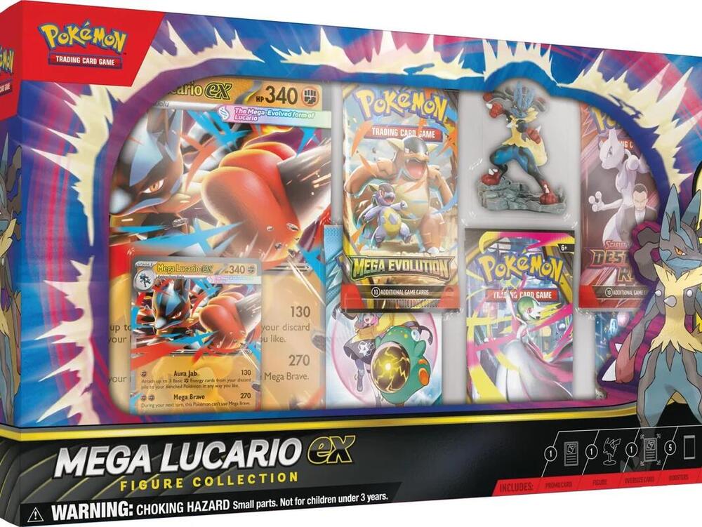 Pokémon TCG Mega Lucario ex Figure Collection