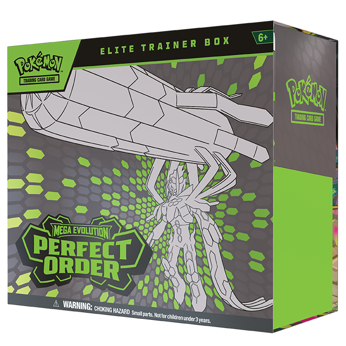 [M3] Pokémon TCG: Mega Evolution-Perfect Order Elite Trainer Box